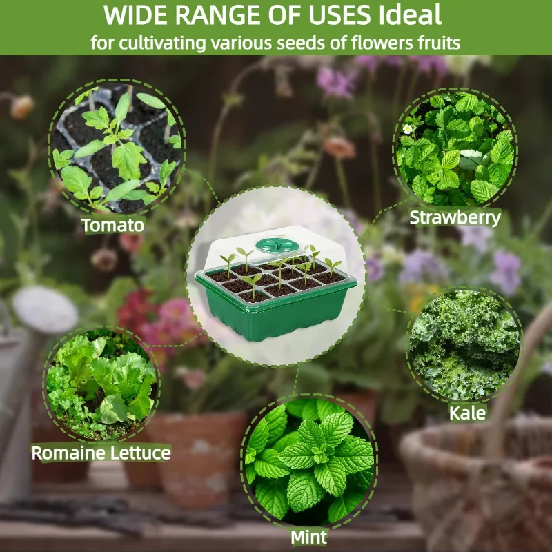 Kit de Germinação com Bandeja  - Humidity Dome Kit avaliação e preço